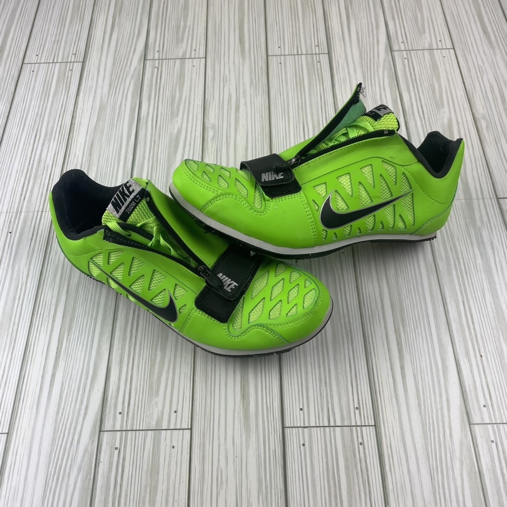 62 Nike Zoom LJ 4 Long Jump Track Field Spikes Green‎ 415339-300 SIZE 5